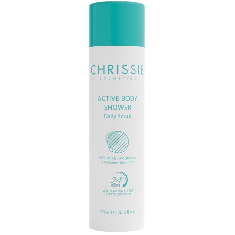 chrissie active body shower daily scrub 200 ml