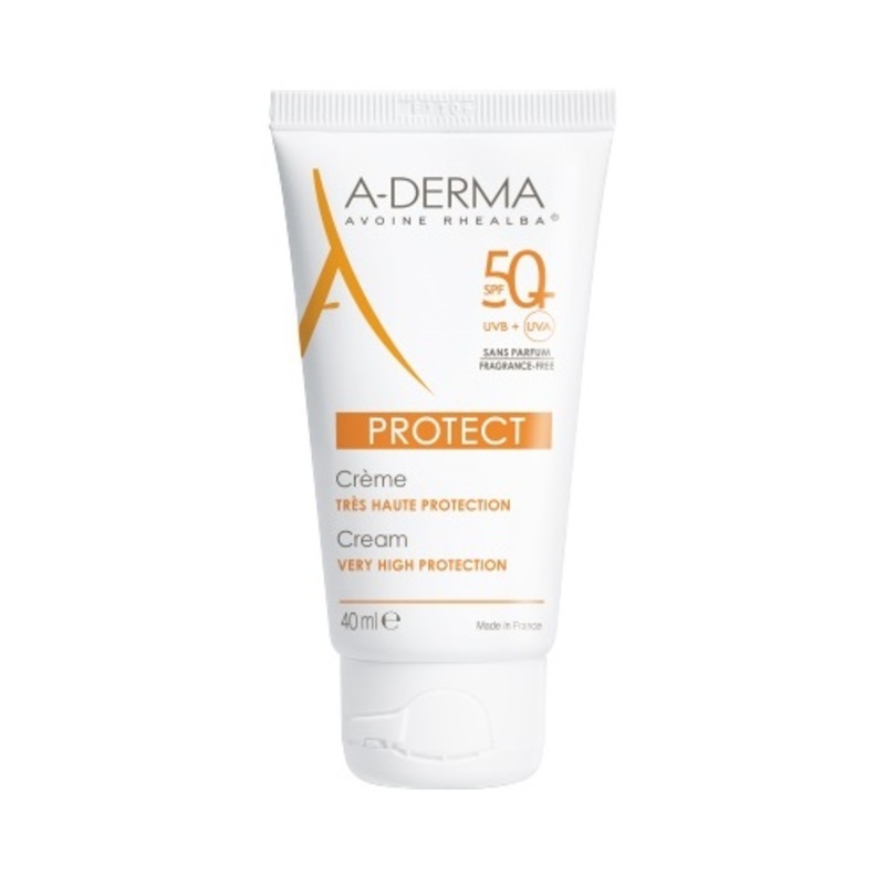 a-derma a-d protect crema senza profumo spf50+ 40 ml