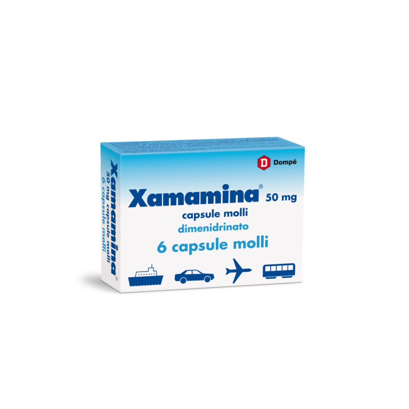 xamamina 50 mg capsule molli 6 capsule