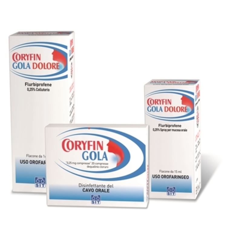 coryfin gola 0,25 mg compresse orodispersibili 20 compresse