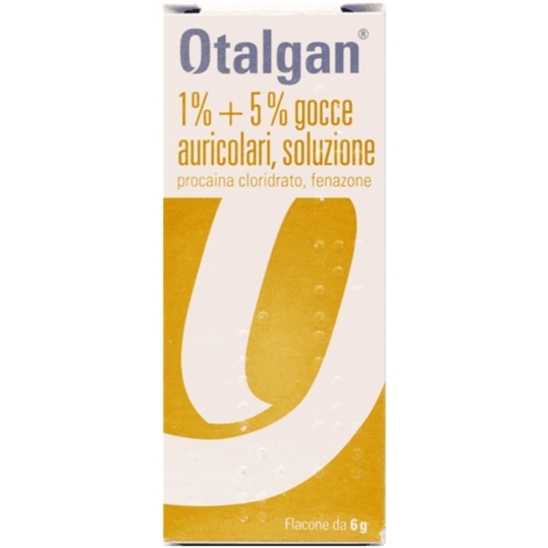 otalgan 1% + 5% gocce auricolari, soluzione flacone da 6g