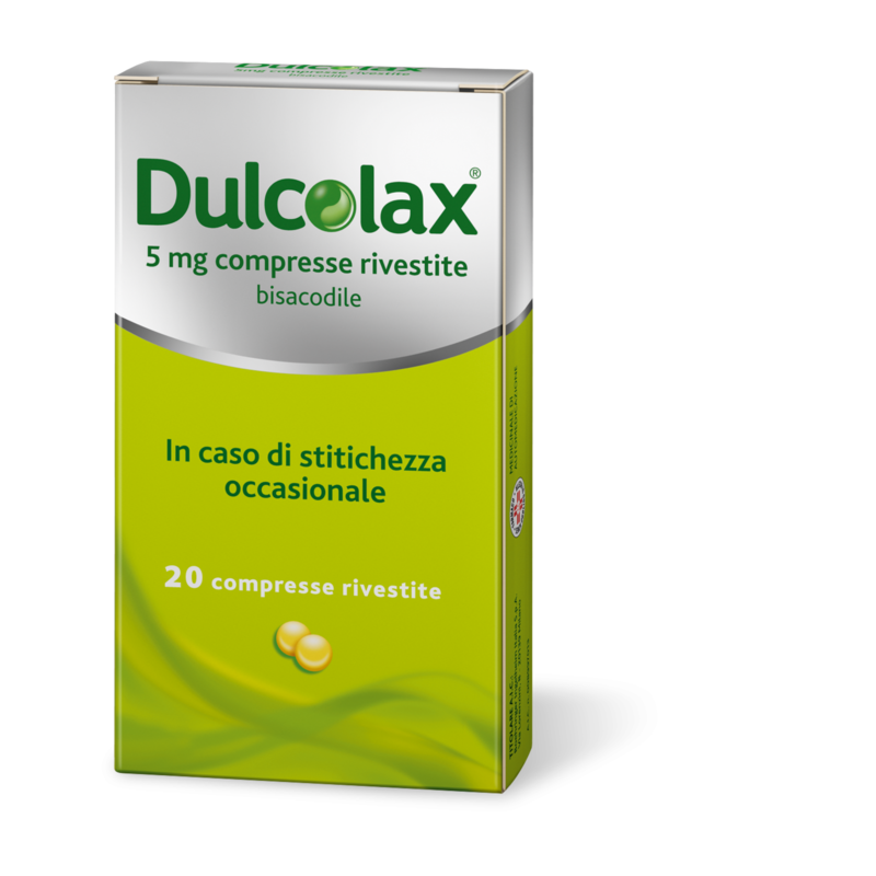 dulcolax 5 mg compresse rivestite 20 compresse rivestite in blister pvc-pvdc/al