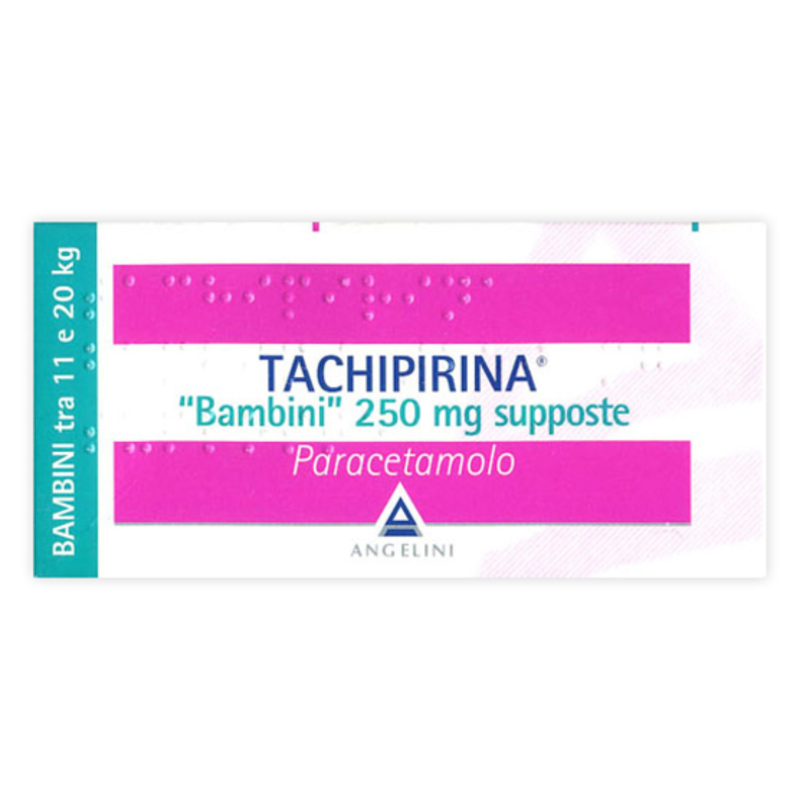 tachipirina bambini 250 mg supposte 10 supposte