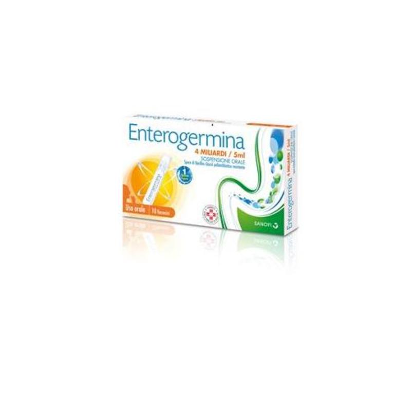 enterogermina 4 miliardi/5 ml sospensione orale 10 flaconcini