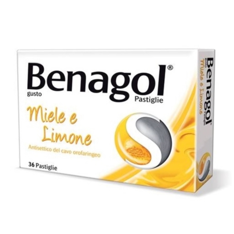 benagol gola pastiglie gusto miele e limone 36 pastiglie