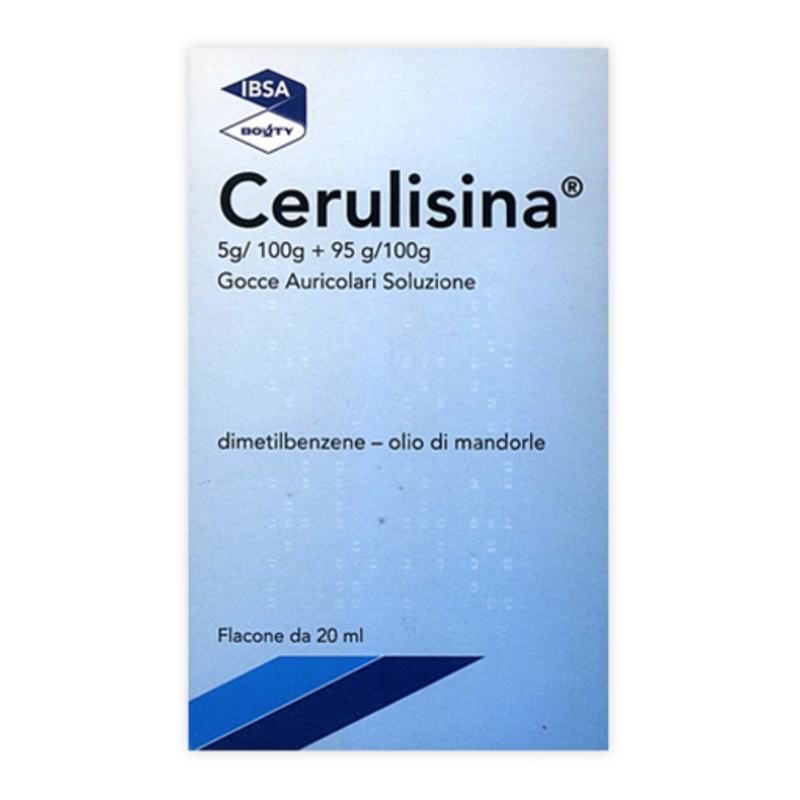 cerulisina 4,6 g / 100 ml + 87 g / 100 ml gocce auricolari soluzione flacone da 20 ml