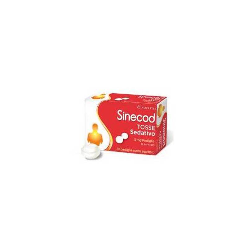 sinecod tosse sedativo 5 mg pastiglie 18 pastiglie