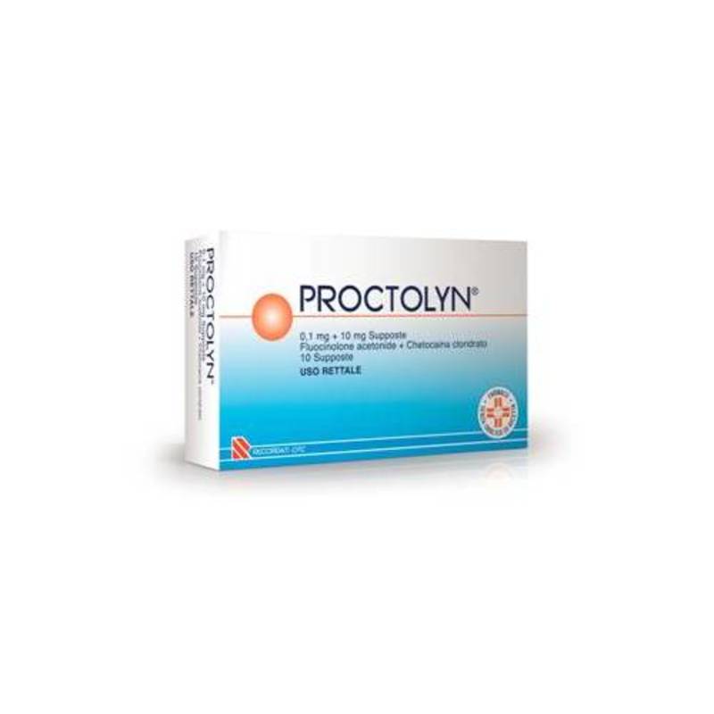 proctolyn 0,1 mg + 10 mg 10 supposte