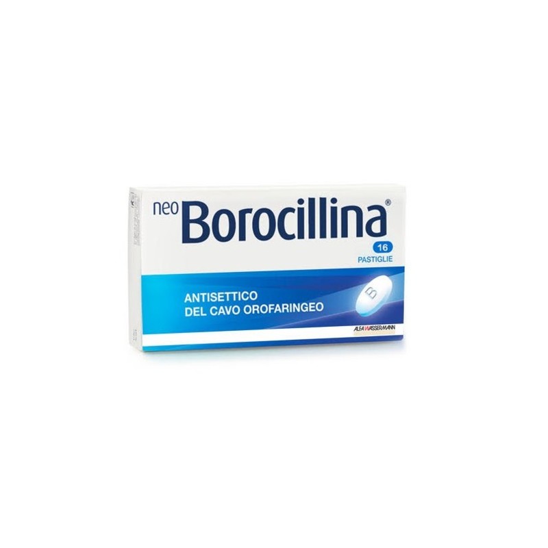 neoborocillina 1,2 mg + 20 mg pastiglie 16 pastiglie in blisterpvc-pe-pvdc/al
