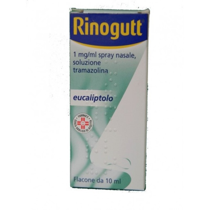 rinogutt 1 mg/ml spray nasale, soluzione con eucaliptolo flacone da 10 ml