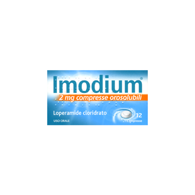 imodium 2 mg compresse orosolubili 12 compresse