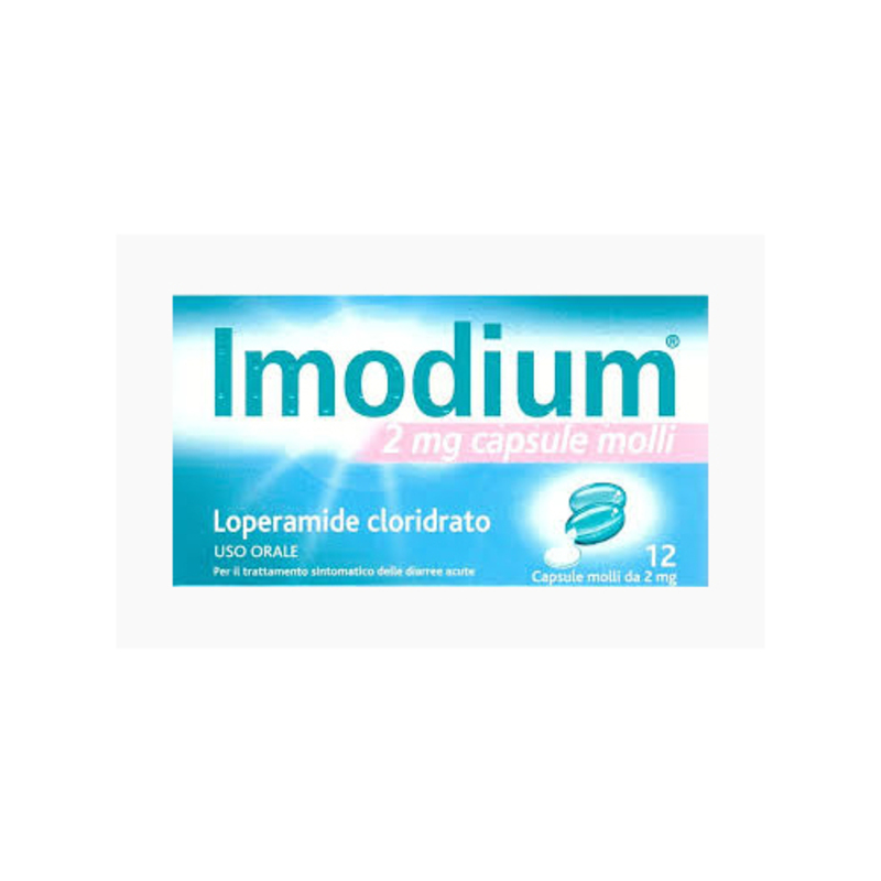 imodium 2 mg capsule molli 12 capsule
