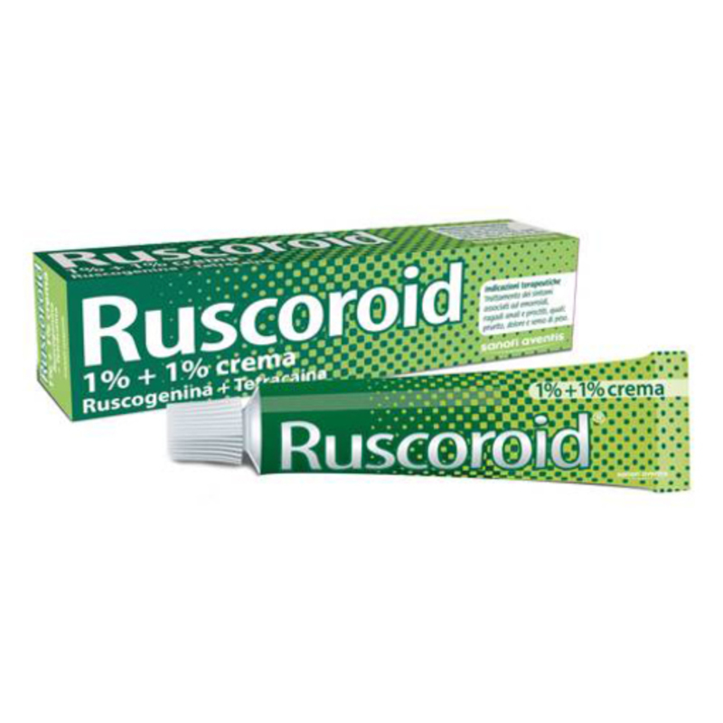 ruscoroid crema rettale 1%+1% 40 gr