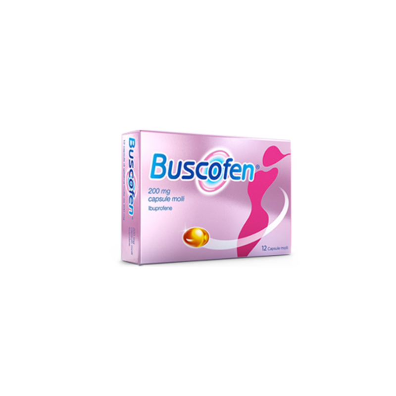 Buscofen 200 Mg Capsule Molli 12 Capsule | MarconiFarma - La tua ...