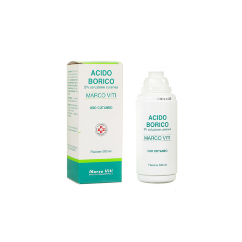 acido borico mv 3% 500ml