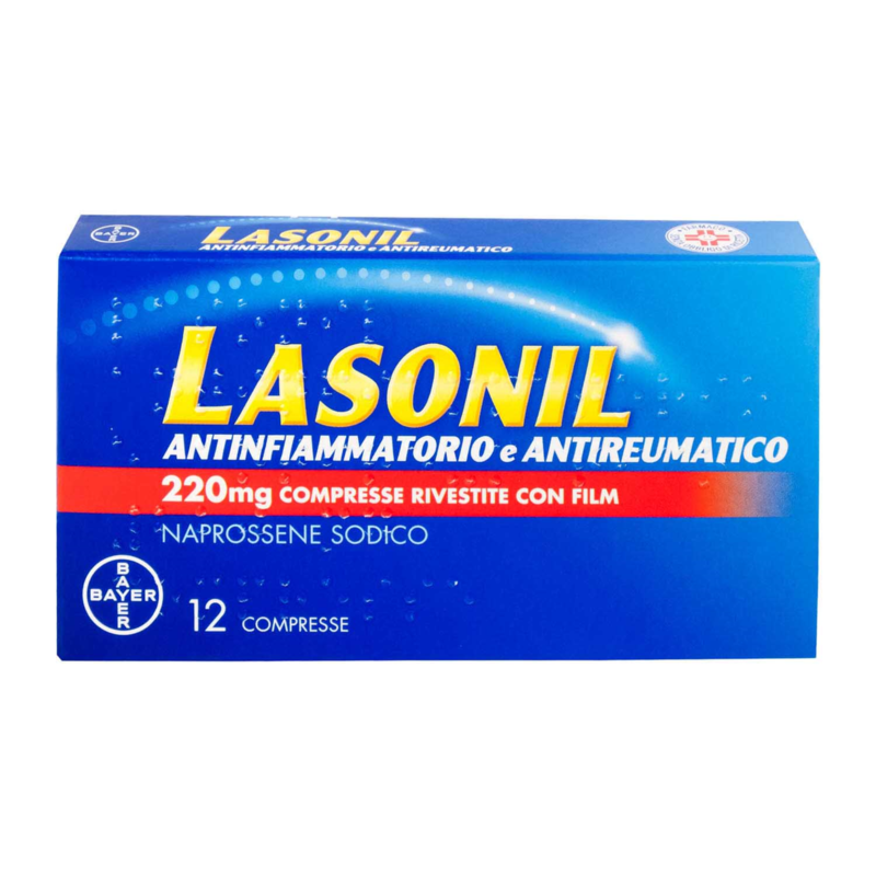 lasonil antinfiammatorio e antireumatico 220 mg compresse rivestite con film 12 compresse