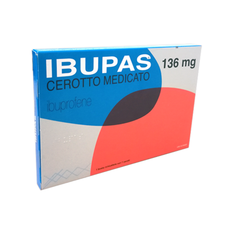 ibupas 136 mg cerotto medicato 7 cerotti