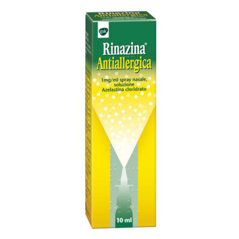 rinazina antiallergica 1 mg/ml spray nasale, soluzione flacone con nebulizzatore da 10 ml