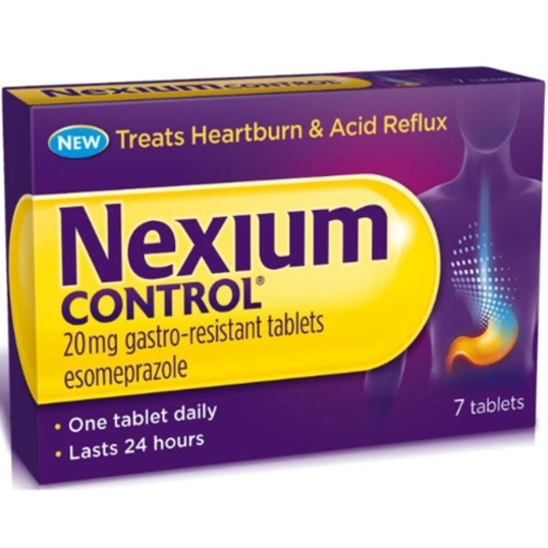 nexium control 20 mg - compressa gastroresistente - uso orale - blister (alu) - 7 compresse