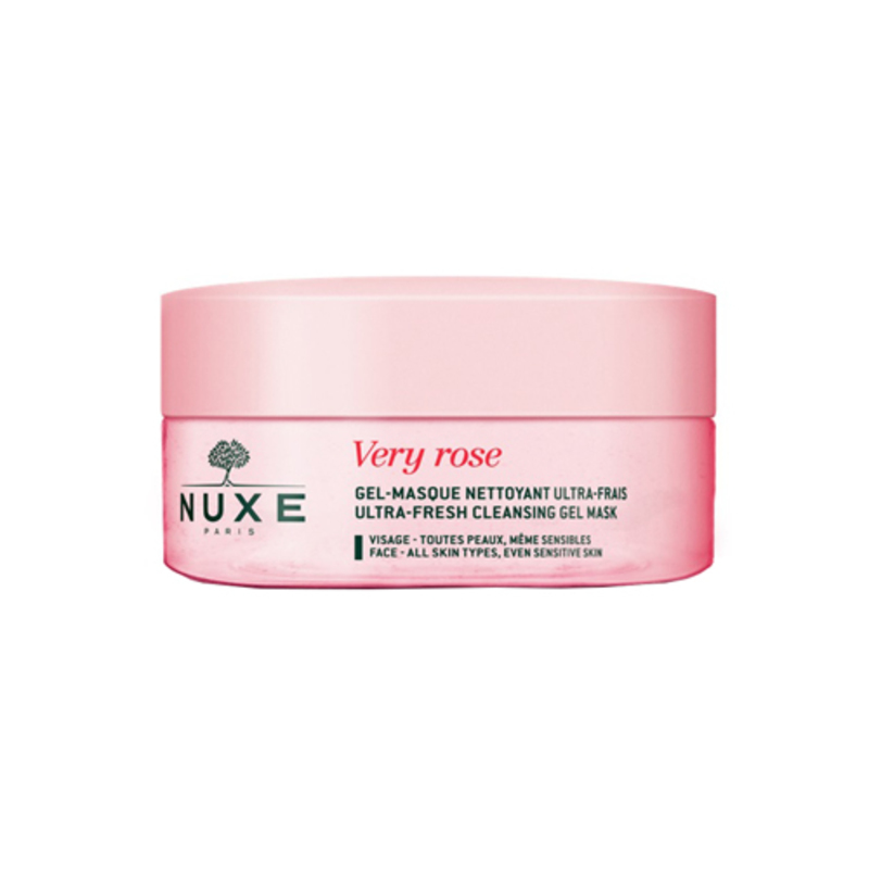 nuxe very rose gel-maschera detergente ultra fresco 150 ml