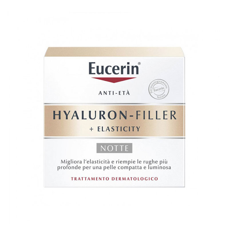 eucerin hyaluron filler + elasticity crema notte anti-età 50 ml