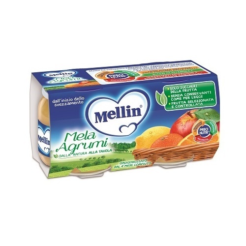 mellin-omogeneizzato-mela-agrumi-2x100-gr