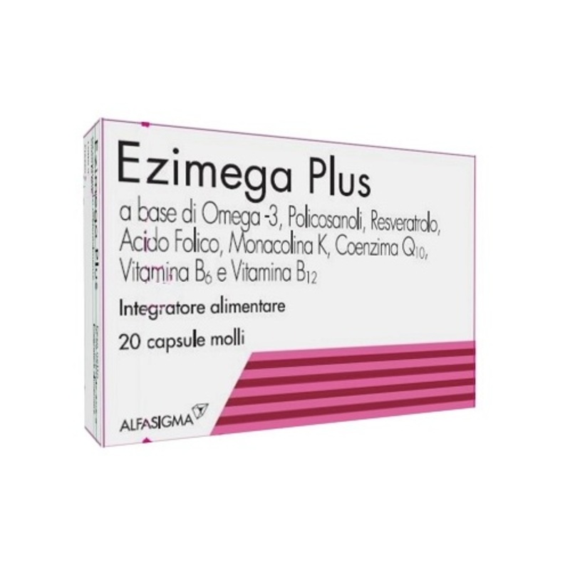 ezimega plus integratore colesterolo 20 capsule molli 