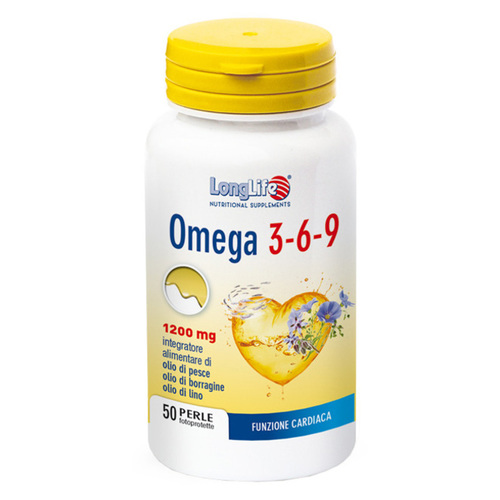 Longlife Omega 3 6 9 50prl | MarconiFarma - La tua farmacia online di  fiducia