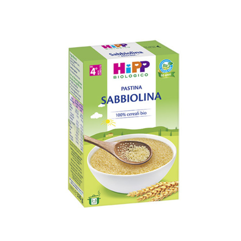 hipp bio pastina sabbiolina 320 gr