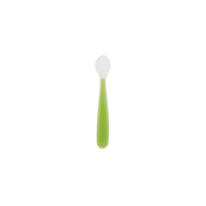 chicco cucchiaio morbido silicone 6m+ verde up