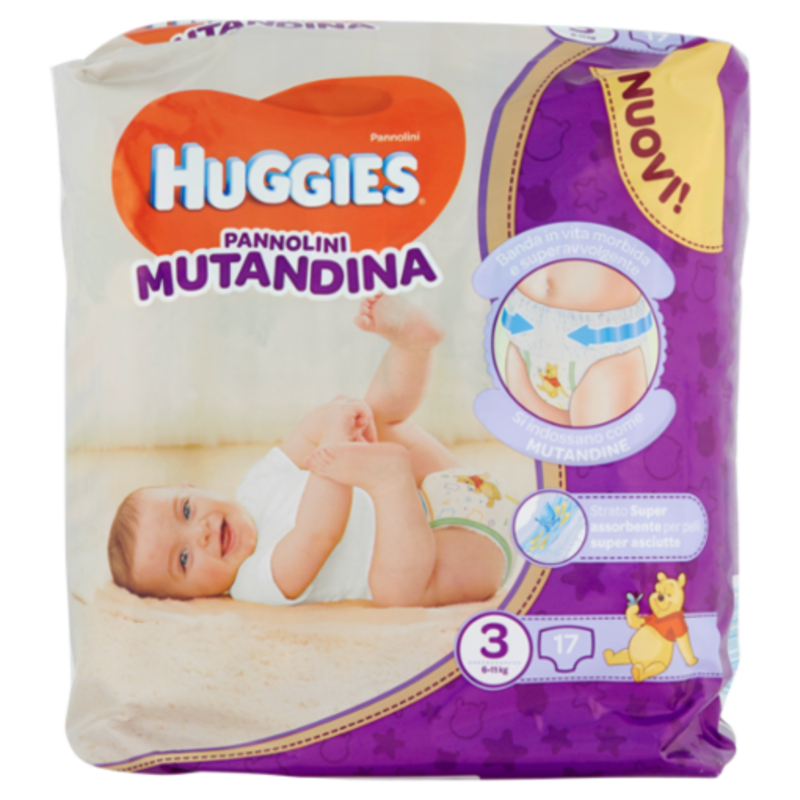 huggies diaper pant base 3 17p