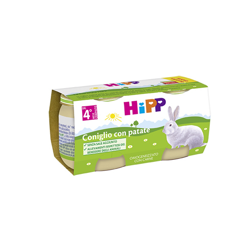 hipp-bio-omogeneizzato-coniglio-con-patate-2x80-gr