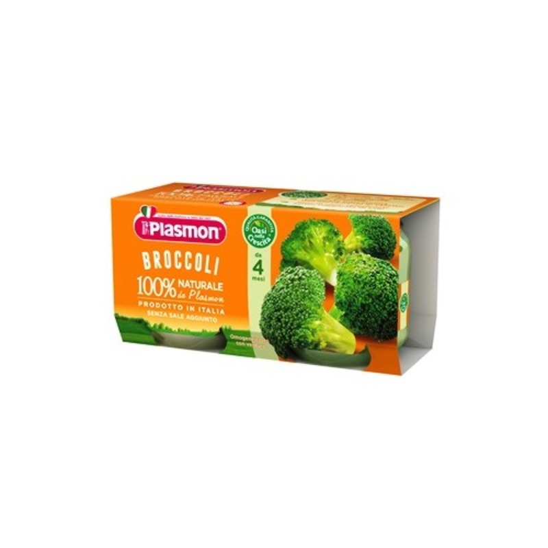 plasmon omog broccoli 2x80g