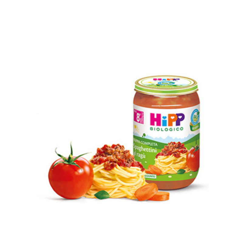 hipp bio spaghettini ragù 220 gr