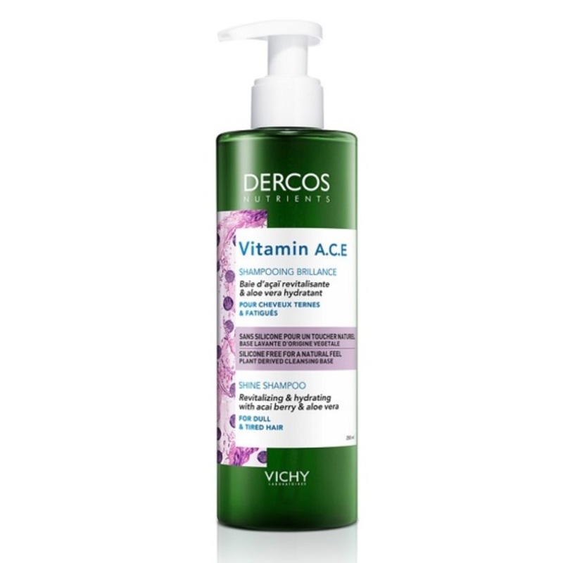 vichy dercos nutrients shampoo vitamin ace 250 ml