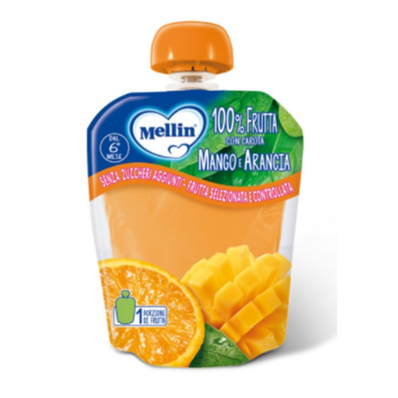 mellin pouch arancia/mango 90 gr