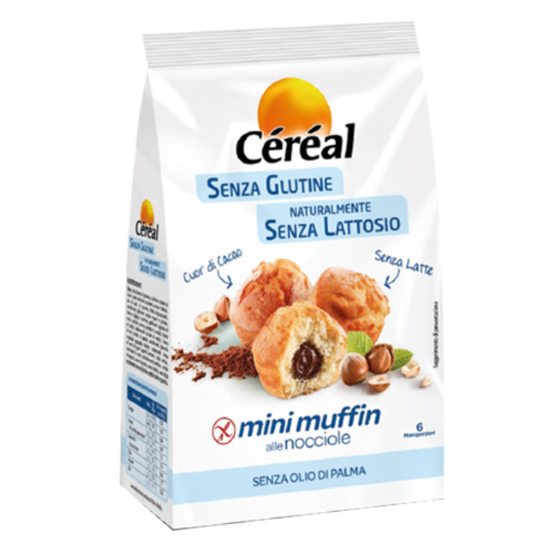 cereal mini muffin nocciole6pz