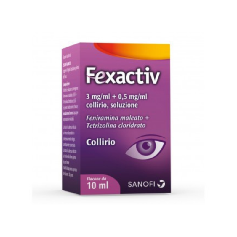 fexallegra fexactiv 3 mg/ml + 0,5 mg/ml collirio, soluzione 1 flacone ldpe da 10 ml