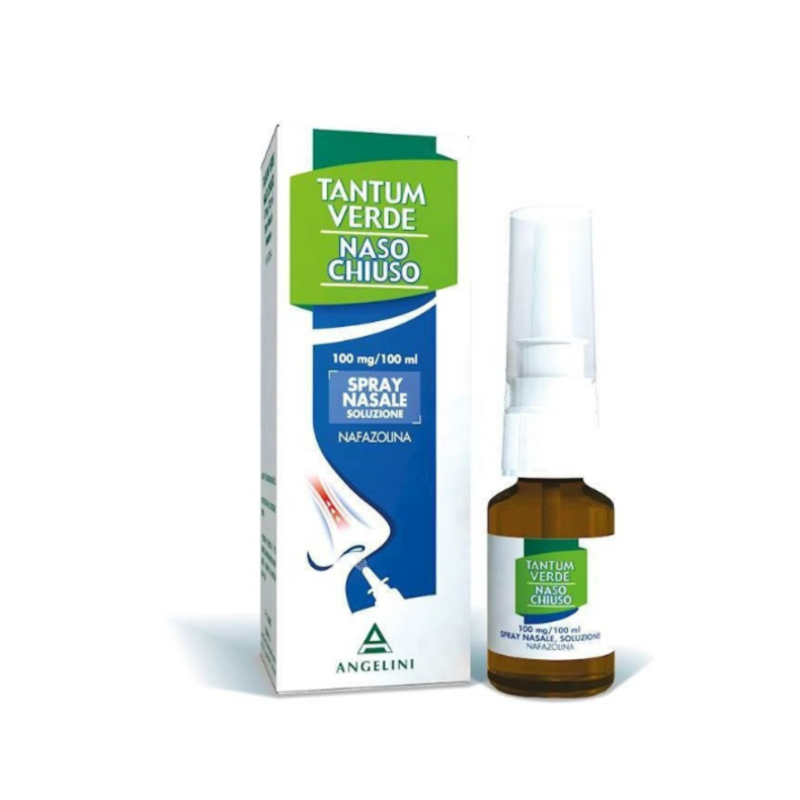 tantum verde 100 mg/100 ml spray nasale, soluzione, 1 flacone da 15 ml in vetro