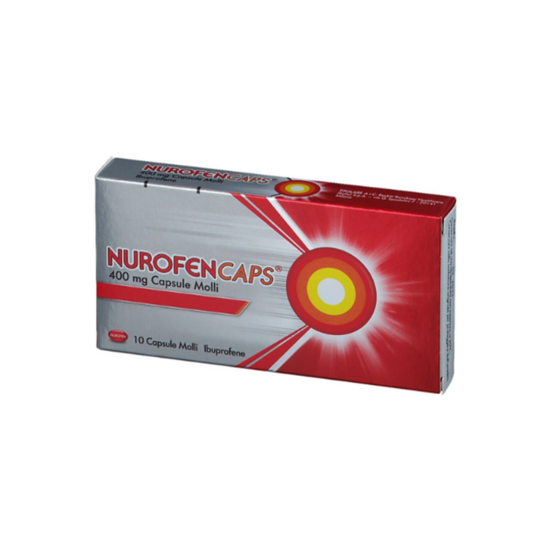 nurofen 400 mg capsule molli 10 capsule in blister pvc/pvdc/al