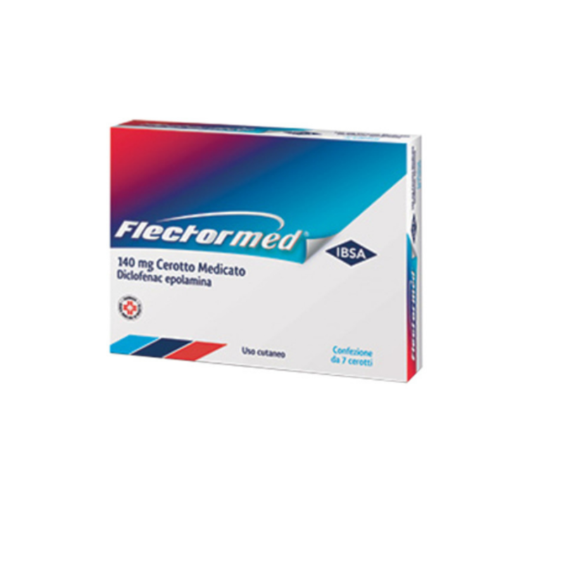 flectormed 140 mg cerotti medicati, 7 cerotti in carta/pe/al/etilene e acido metacrilico copolimero