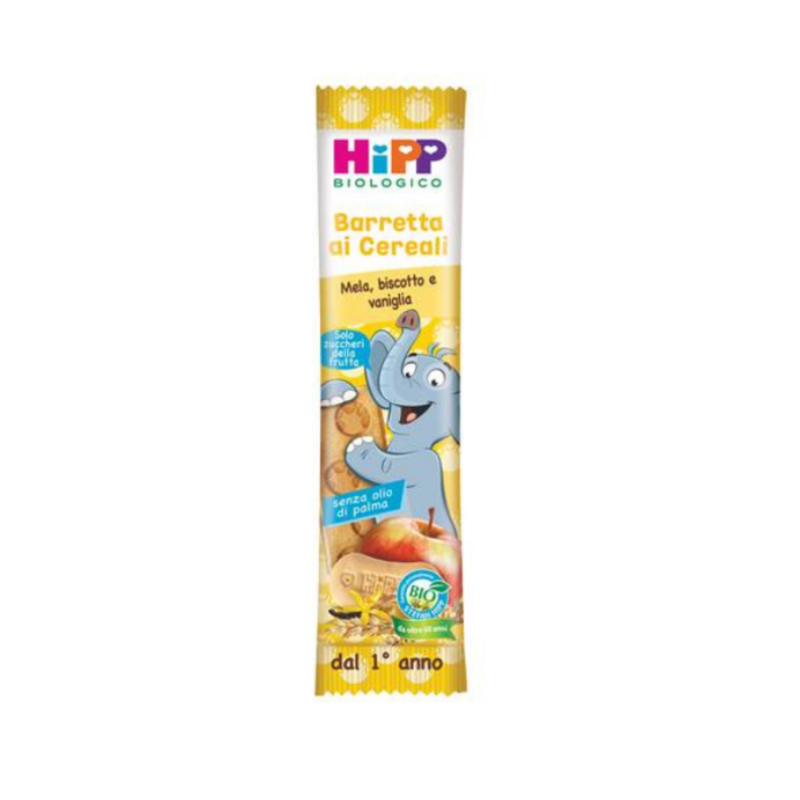 hipp bio barretta cereali mela/biscotto/vaniglia 20 gr