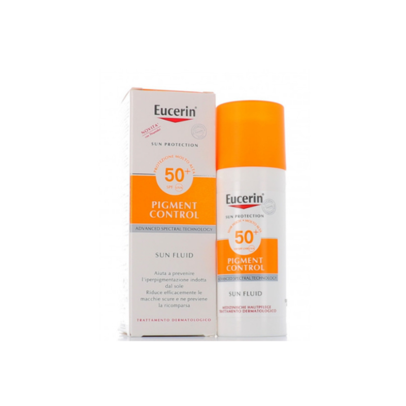 Eucerin Sun Fluid Pigment Control Spf50+ 50 Ml | MarconiFarma - La tua ...