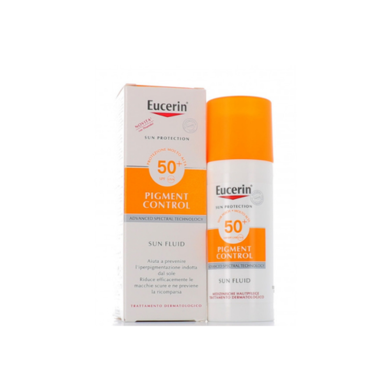 eucerin sun fluid pigment control spf50+ 50 ml