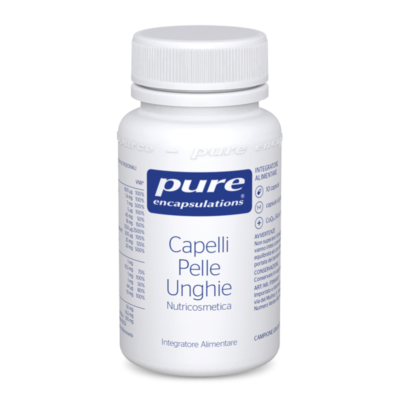pure encapsulations capelli/pelle/unghie 30 capsule