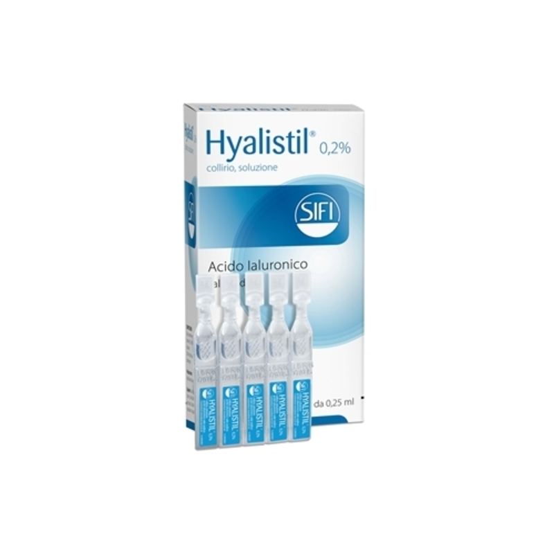 hyalistil 0,2% collirio, soluzione 20 contenitori monodose 0,25 ml