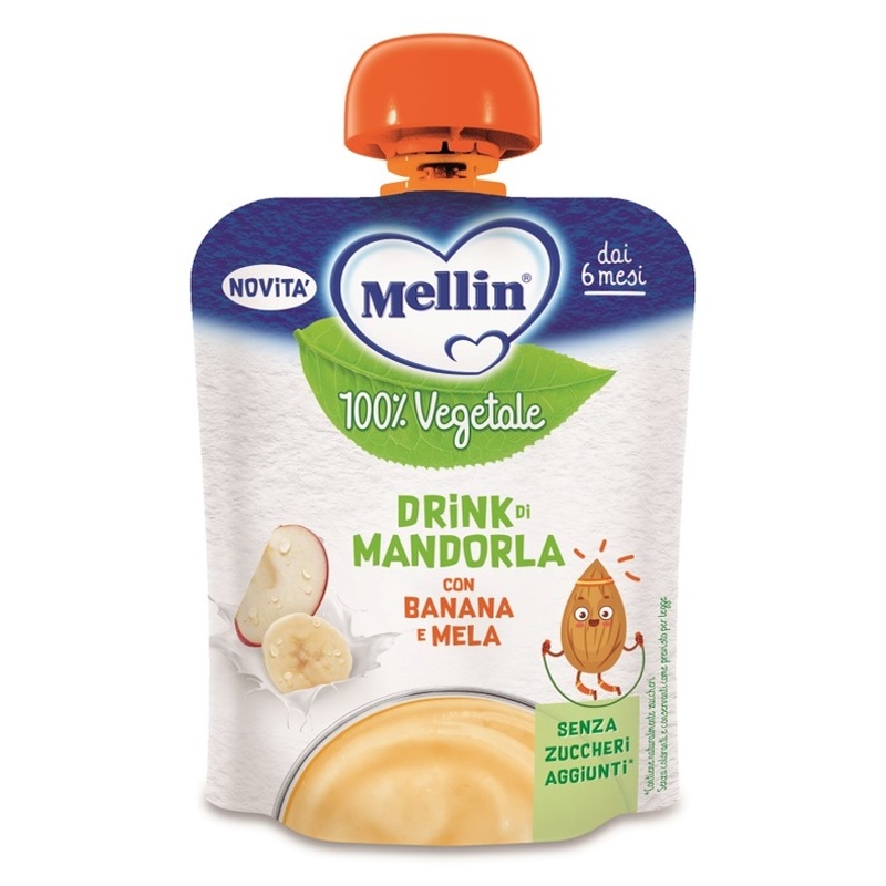 mellin pouch mandarino/mela/banana 90 gr