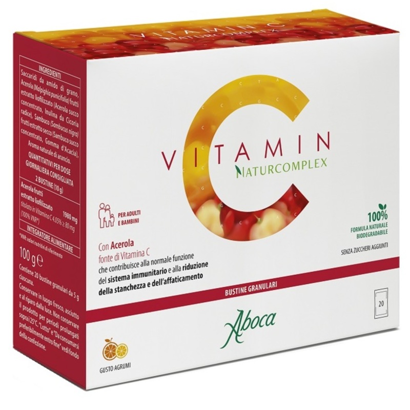 aboca vitamin c naturcomplex 20 bustine
