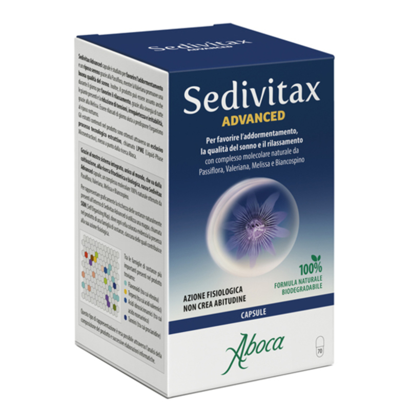 aboca sedivitax advanced 70 capsule