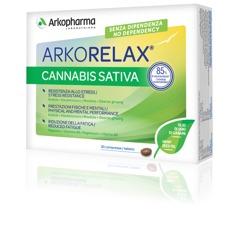 arkorelax cannabis sativa30cpr